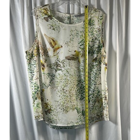 Dalia Sleeveless Top, Ivory/Yellow/Green, Sz: 2X, Summer, 82-09 - Picture 5 of 9